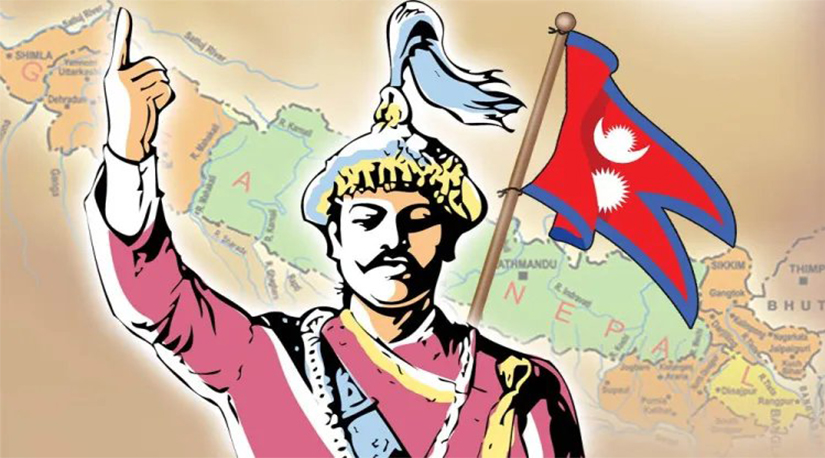 भुल्न नहुने नेपाल आमाका सपुत "बडामहाराज पृथ्वीनारायण शाह"